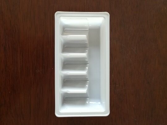 Коробки волдыря лоснистой отделки ясные пластиковые упаковывая для ПК пробирок кс 10мл 4