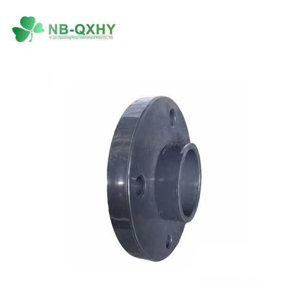 High Thickness DIN Pn16 PVC Pipe Fitting Socket UPVC Elbow Coupling Flange 20mm to 400mm