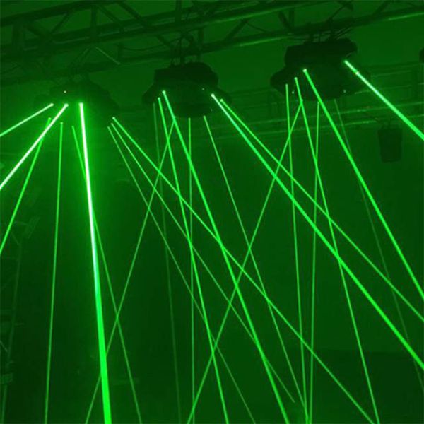 Night Club DMX Laser Stage Lighting 9 Eye AC100-240V 50Hz/60Hz , One Year Warranty