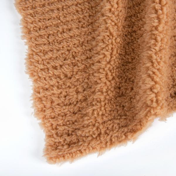 100% Polyester Soft Knitted Plush Fleece Shu Velveteen Mirco Sherpa Fabric Lightweight