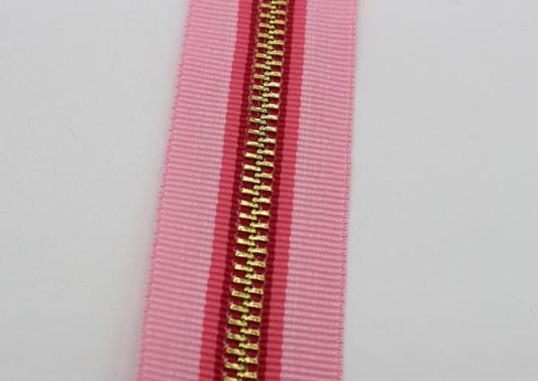 Auto Lock 22 Inch Open End Metal Jacket Zippers Multi Bright Color Polyester Tape