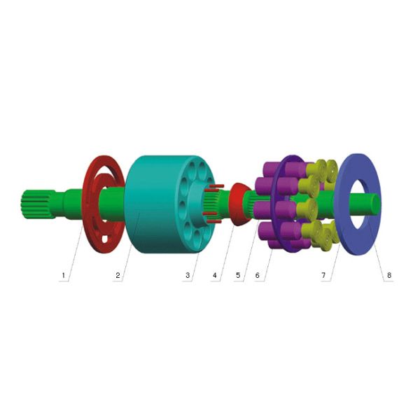 Hydraulic Piston Pump Kawasaki NVK45