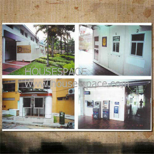 Stackable Green Mobile Office Containers Prefab Waterproof