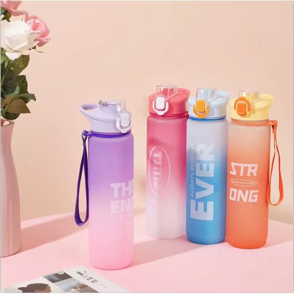 Upgrade Your Gym Gear with Our 1L Plastic Sports Water Bottle Leak Proof and Durable