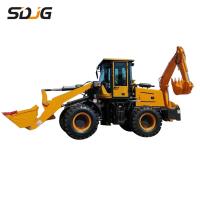 Terra que move a maquinaria rebocadora do carregador do Backhoe 20-28 4x4 2,5 Ton Trator End