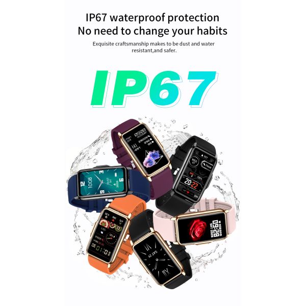 Eraysun 2025 New Smart Watches Ladies Message Push Pressure Tracker Sport Bracelet Waterproof Men Women Smartwatch