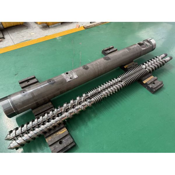 Air Cooling Parallel Twin Screw and Barrel Offering Excellent Corrosion Resistance Designed for Operation in Plastic Extrusion Systems