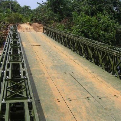 Panel Temporary Steel Bridge Galvanized Surface Q345B-Q460C