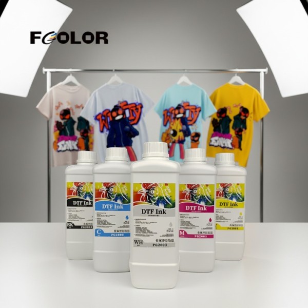 Fcolor High Concentration I3200 XP600 Dtf Ink for Printing Roll 60cm Pet Film Dtf Printer