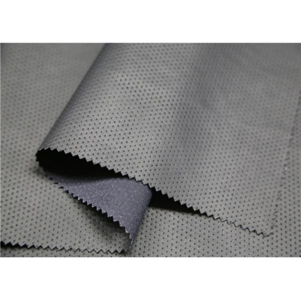 Black Half Punched Punched Leather 0.65 Mm For Garment Bags Shoes Anti - Aging