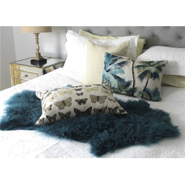 48 кс 72 большого подлинного монгольского дюймов одеяла меха овечки, половика Ламбскин стиля дома