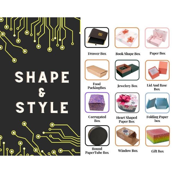 Foldable Small Cardboard Jewelry Boxes Wedding Party Small Gift Packing Box Offset Printing