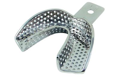 Impressão de aço inoxidável Tray Dental Lab Instruments L/M/S/tamanho de XS