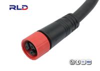 Conectores al aire libre impermeables llevados de la iluminación, conector de cable de la aviación