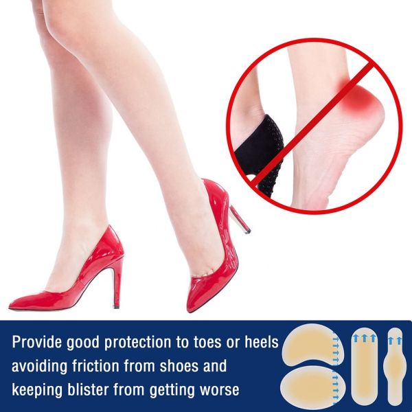 Medical Hydrocolloid Dressing Invisible Patches 1.7x6.1cm For Fingers Toes Heels