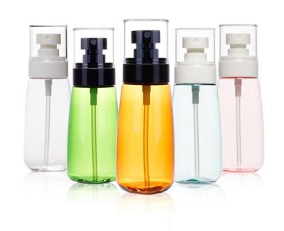 garrafa cosmética da bomba do espaço livre do ANIMAL DE ESTIMAÇÃO da garrafa do pulverizador de 30ml 60ml com as tampas brancas do pulverizador