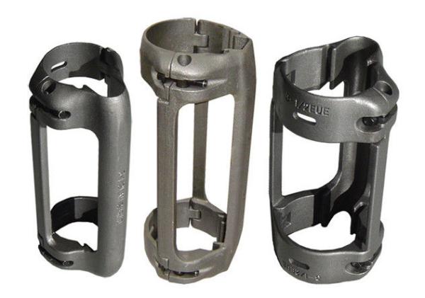 Cast Mid Joint Cable Protector Steel Downhole Cable Protectors Cross Coupling