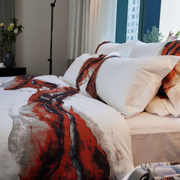 Bedding Sets Luxury Printed Cotton Queen King Size Hote Home Bed Quilt Duvet Cover