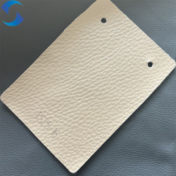 Soft Or Hard Hand Feeling PVC Artificial Leather Fabric Waterproof For Car Seat Leather