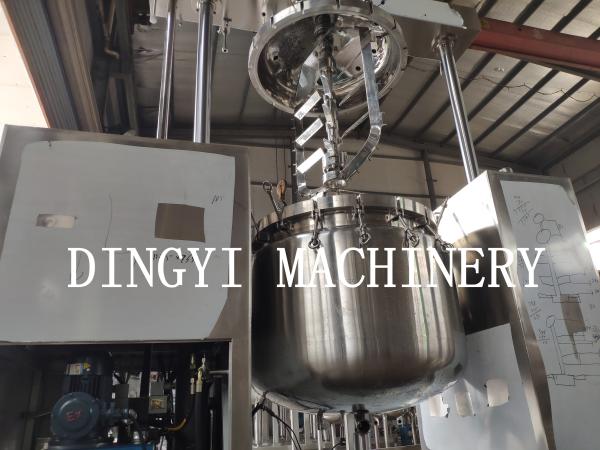 Steam Heating High Shear Homogenizer Mixer , Custom Made Industrial Mixing Equipment