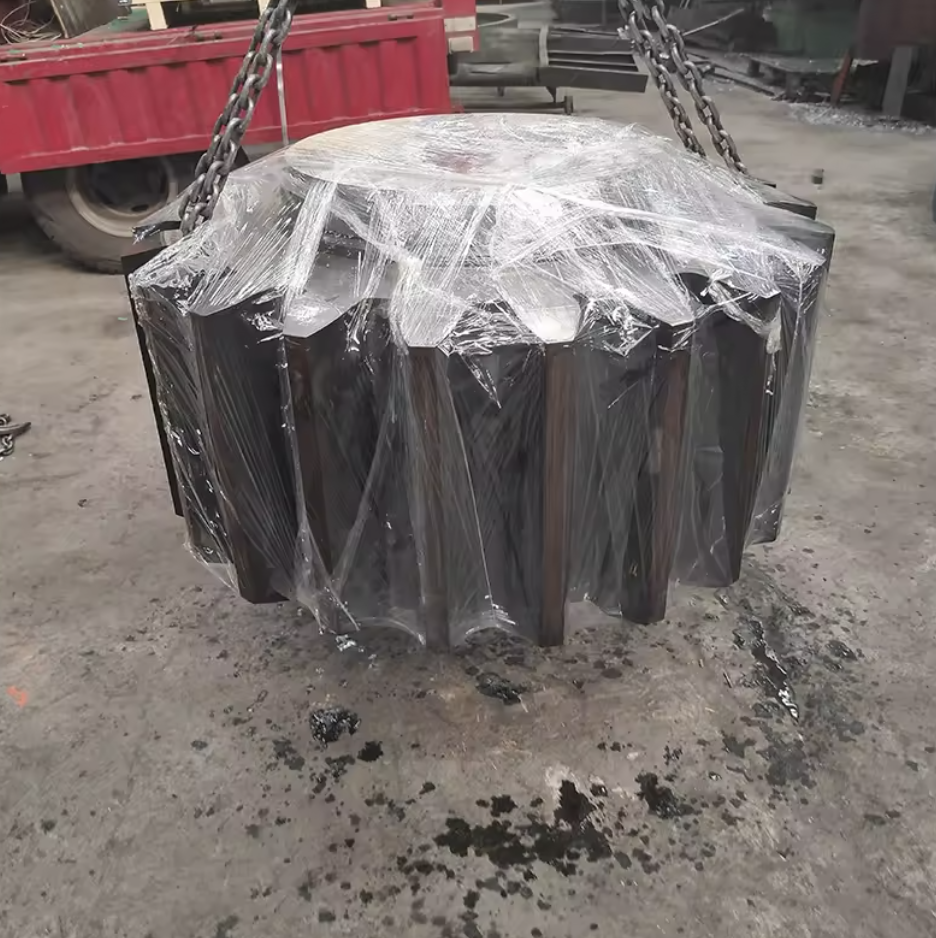 Nonstandard Alloy Carbon Steel Gears Forged Large Industrial Gear