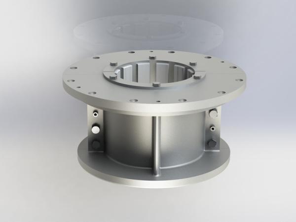 Water-Lubricated Pump Guide Bearing for Hydrodynamic Lubricant Load Ceramic Material