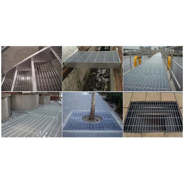 40mm Powder Coated Steel Bar Grating for Safety Fencing