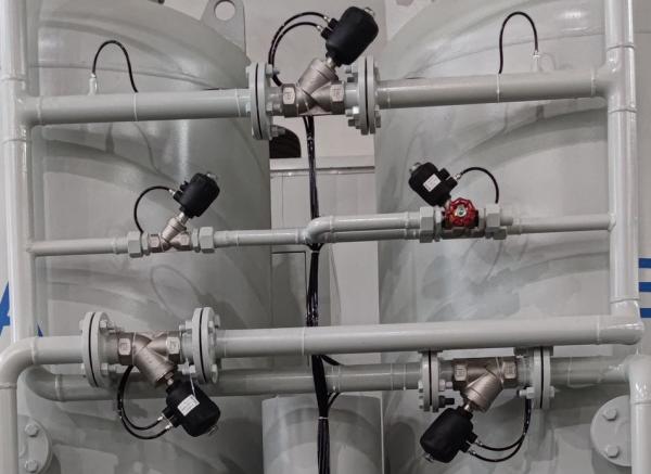 Industria química Sistema de generación de nitrógeno PSA: 60Nm3/H, pureza del 99,99%