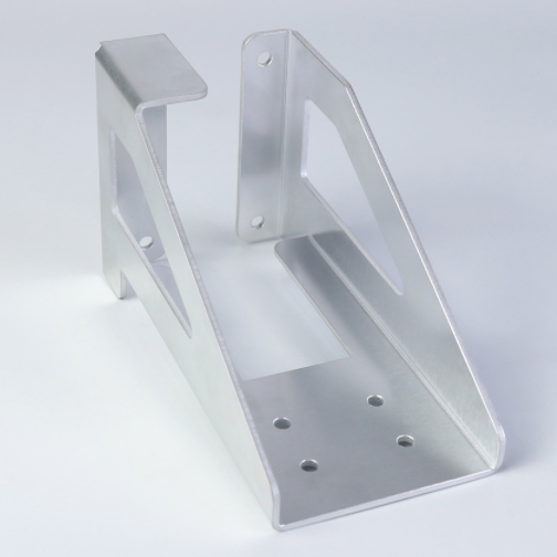 2mm Thick Aluminum CNC Machined Parts with Natural Color Conductive Oxidation and ±0.1mm Tolerance