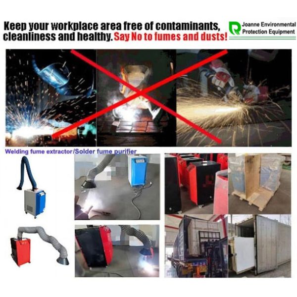 10Ft Air Cleaner Welding Fume Collector Portable Welding Fume Exhaust Systems Automatic Cleaning