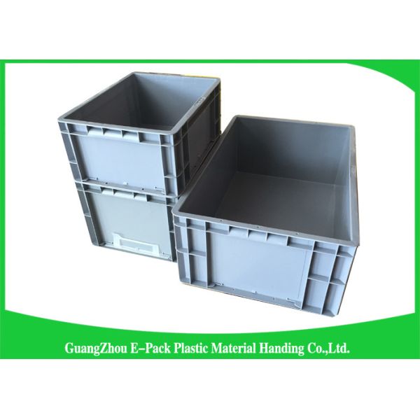 Mini Load Euro Containers With Lids , Standard Plastic Stacking Boxes PP Materials