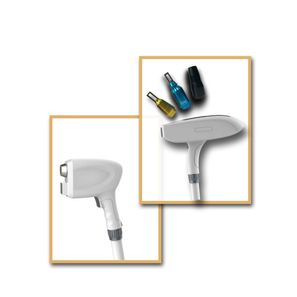 2 In 1 808 Diode Laser Hair Removal Machine Triple Wave Nd Yag Tatto Removal Laser