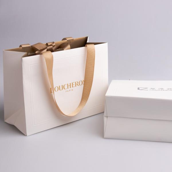 Creatrust Transparent Supplier Plastic Window Customized Packaging Golden Black Bagdream Gift Paper Bag