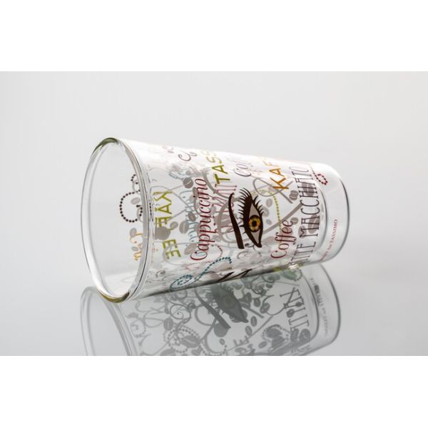 Thermo Double Wall Cappuccino Cups 9oz Hand Blown 260ml Insulated Coffee Tumbler