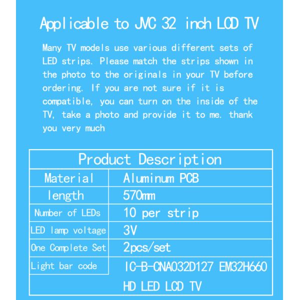 Для PLDED3273A-D TH315LK11-ABW1 IC-B-CNA032D127 световой ленты