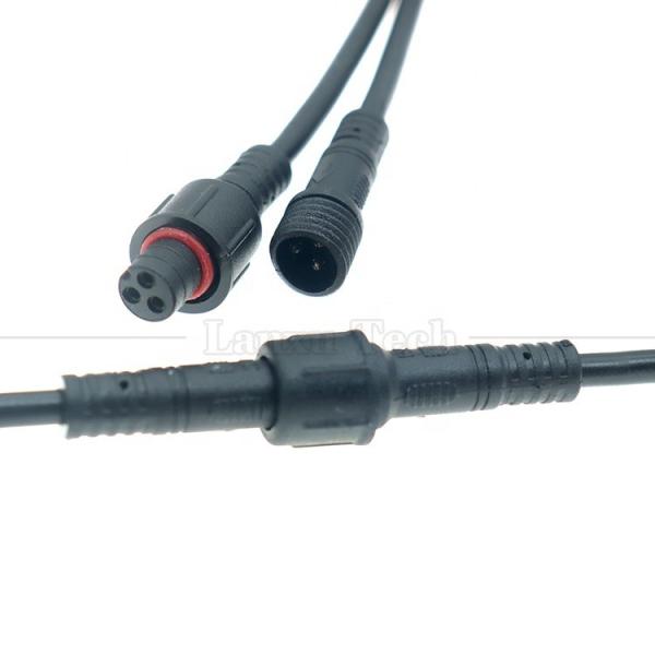 Waterproof  IP67 IP68 Male Female 2 3 4 5 6 7 8 Pin  M12 Cable for LED