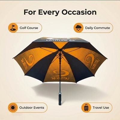 Professional sports golf umbrella 60-inch automatic opening