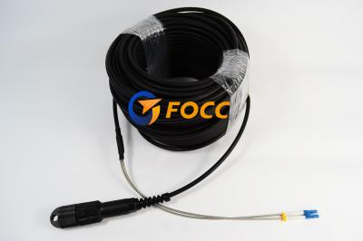 Waterproof PDLC RRU Outdoor Fiber Optic Patch Cables 7.0mm Inside Armored