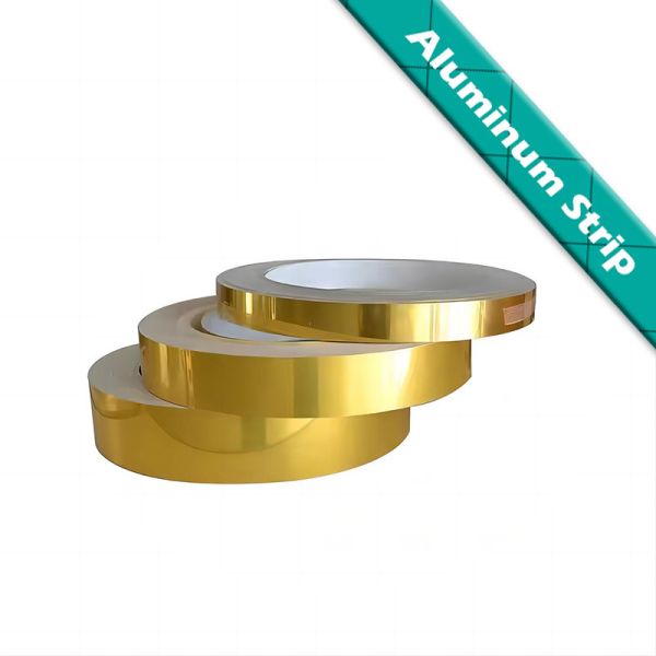 PVDF Gold Color Coated Painted Aluminum Strip 1050 1100 3003 3104