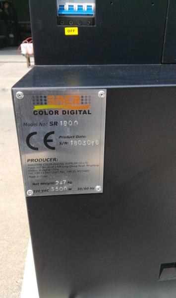 Direct Sublimation Heat Press Machine SR1800 Roll To Roll 3500W - 6000W