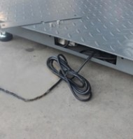 Plataforma de balanza electrónica industrial para pesaje de piso con soporte OBM personalizado y acero al carbono