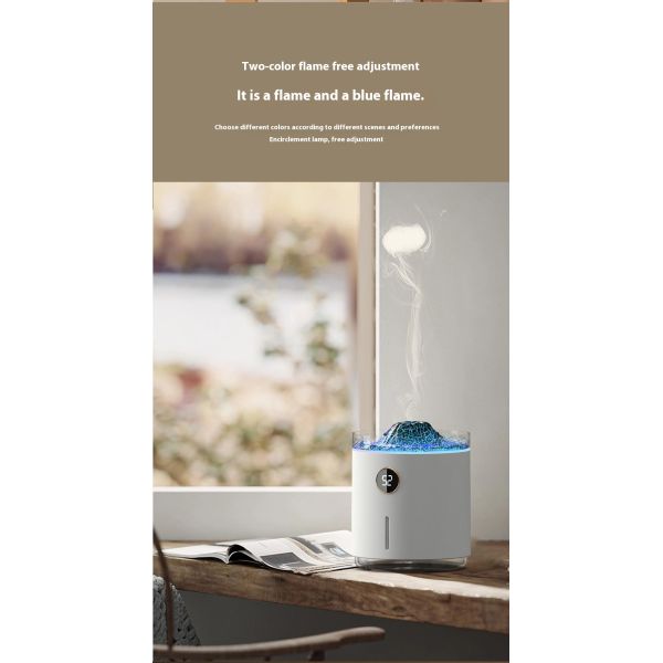 Color Changing Light  Smart Ultrasonic Humidifier USB Powered Essential Oil Diffuser