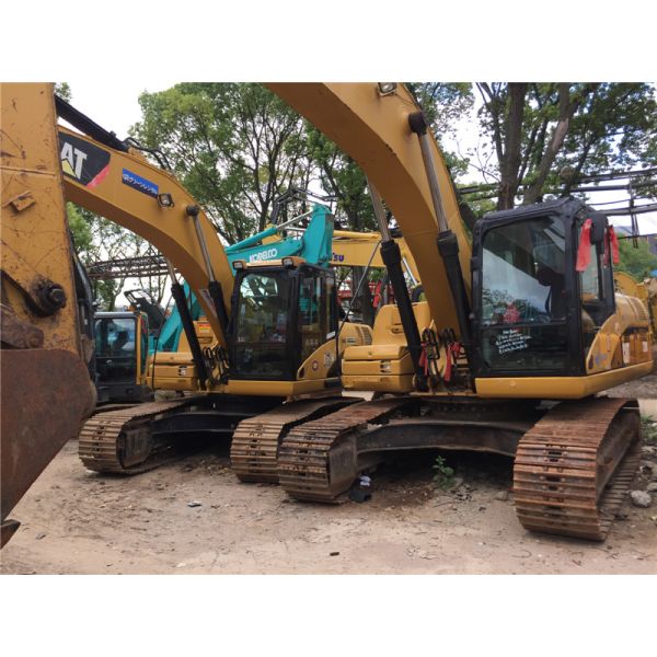 24T weight Used Crawler Excavator Caterpillar 324D C7 engine with Original Paint