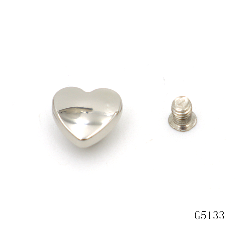 Flat Zinc Alloy Rivet 10mm Corrosion Resistant Metal Rivets For Leather