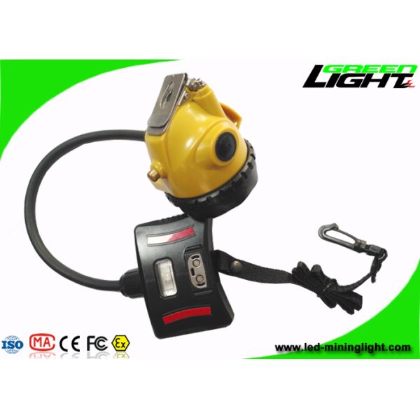 облегченный Полу-связыванный луч Headlamp 15000Lux 1.7W минирования СИД лампы крышки 392g IP68 водоустойчивый высокий пожаробезопасный