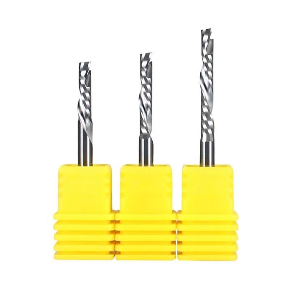 Hotsale YingBa 1F Compression Bit Tungsten Steel 6*22*50 For Density Board,Particle Board,Hardwood CNC Wood Bit
