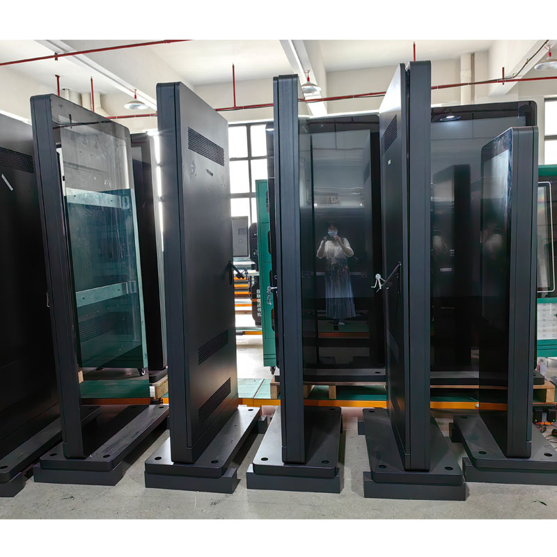 Полевая стойка водонепроницаемая наружная цифровая вывеска Стенный LCD дисплей