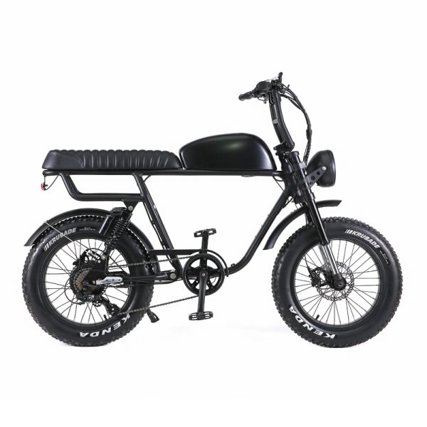7 Speed Newest 73 Model Suspension Super Vintage Electric Retro MotorBike Fat E Bike 1000W