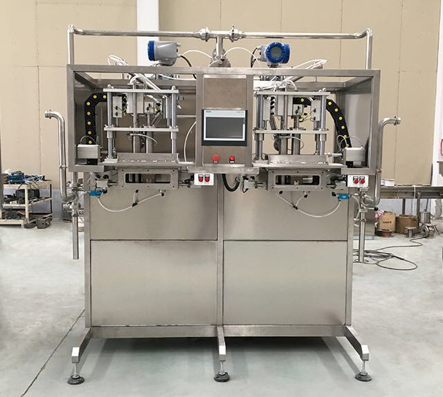 Industrial BIB Bag In Box Aseptic Filling Machine For Fruit Juice And Milk