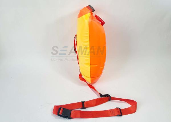 Small Safety Tow Float Open Water Swimming 15L PVC Dual Color